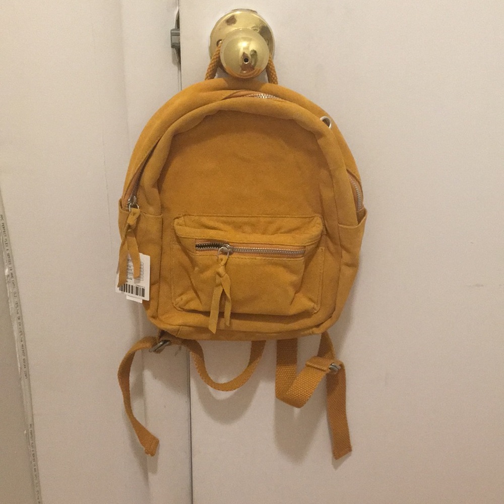 Suede Backpack